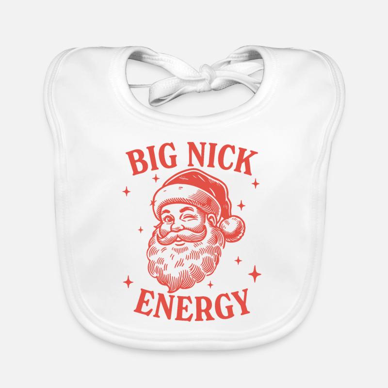 Big Nick Energy Organic Baby Bibs