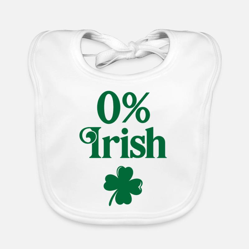 0 % Irlandais Bavoir bio Bébé