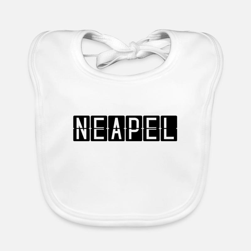 Neapel Flughafentafel Baby Bio-Lätzchen