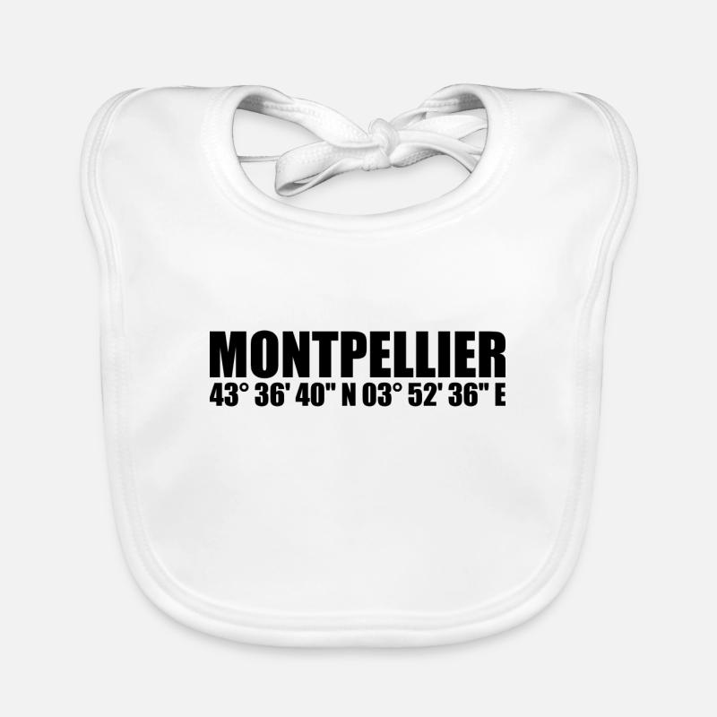 Montpellier Coordinates Organic Baby Bibs