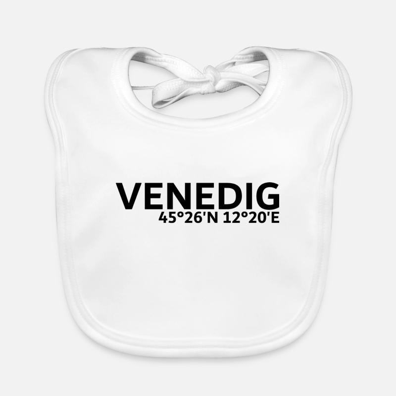 Venice coordinates Organic Baby Bibs