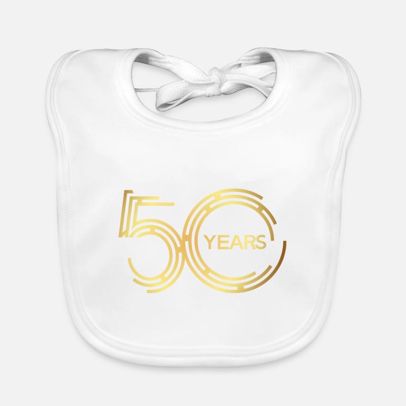 50e anniversaire Bavoir bio Bébé