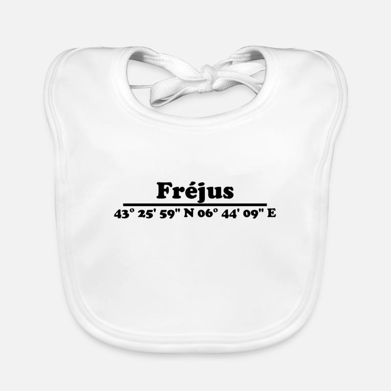Fréjus Coordinates Organic Baby Bibs