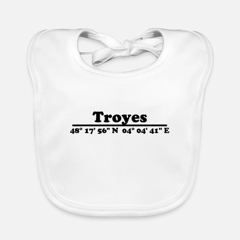 Troyes coordinates Organic Baby Bibs