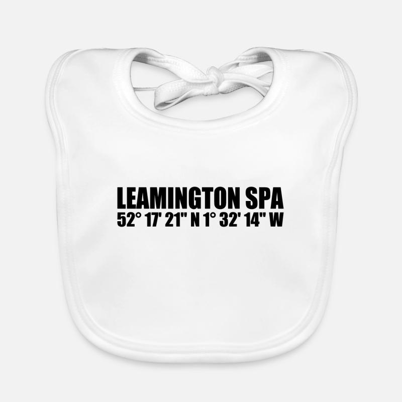 Leamington Spa coordinates Organic Baby Bibs