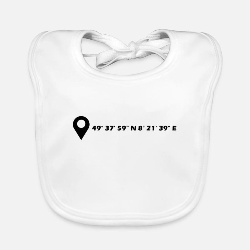 Worms coordinates Organic Baby Bibs