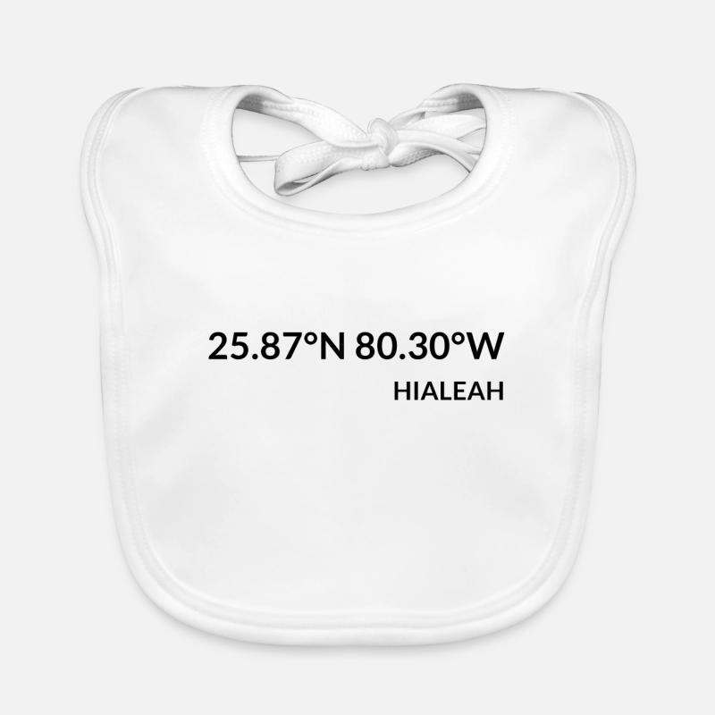 Hialeah, Florida, United States Coordinates Organic Baby Bibs
