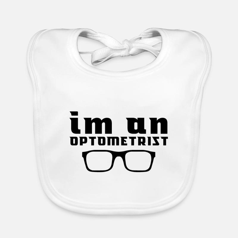 Opticien ophtalmique Optique Optometrie Optometrist Bavoir bio Bébé