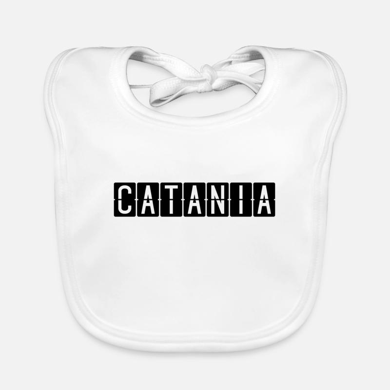 Catania Flughafentafel Baby Bio-Lätzchen