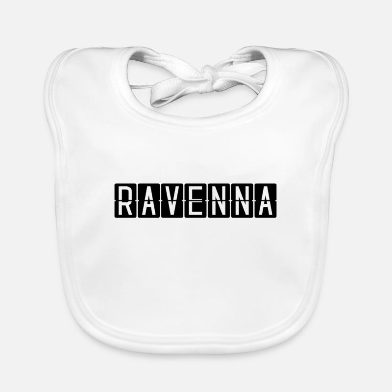Panneau de l’aéroport de Ravenne Bavoir bio Bébé