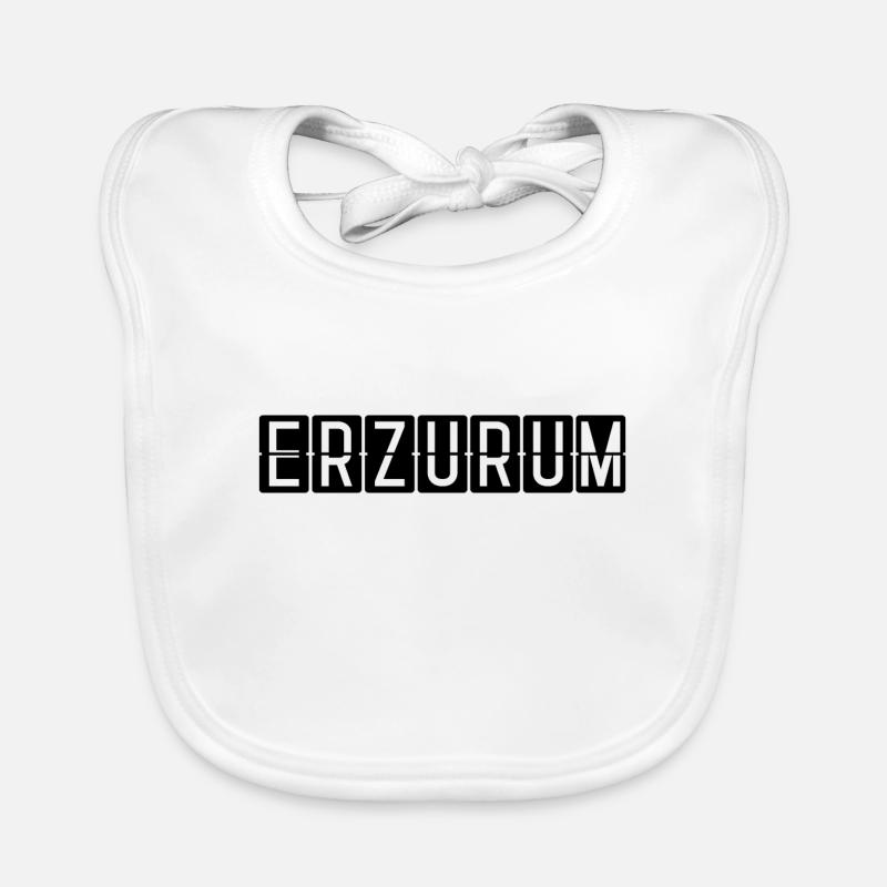 Erzurum Flughafentafel Baby Bio-Lätzchen