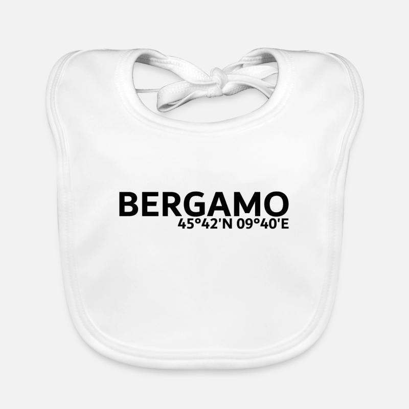 Bergamo coordinates Organic Baby Bibs