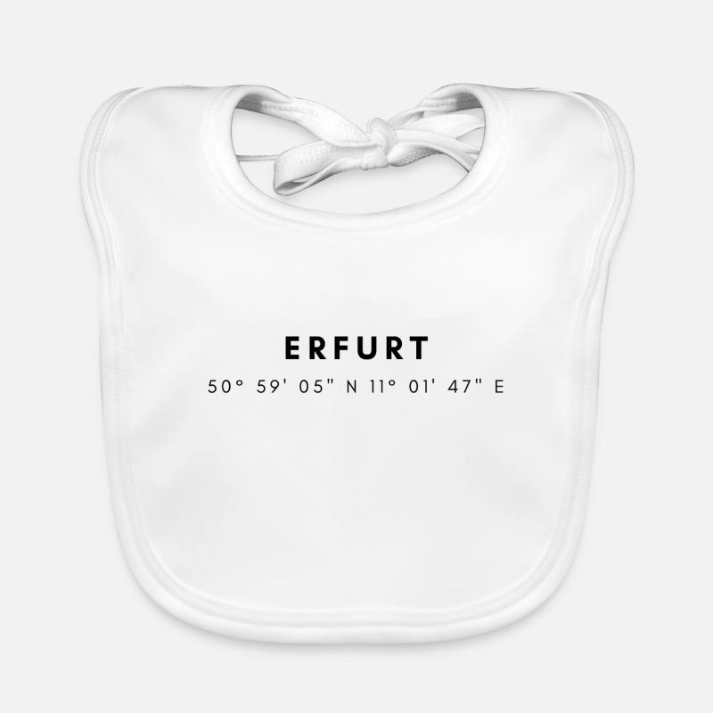 Erfurt coordinates Organic Baby Bibs