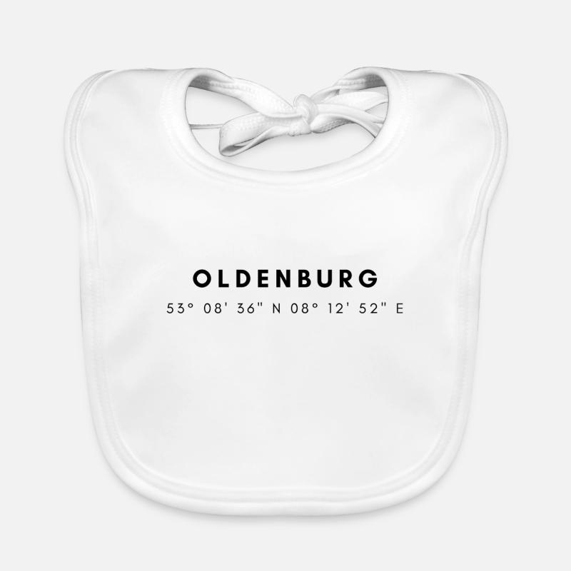 Oldenburg coordinates Organic Baby Bibs