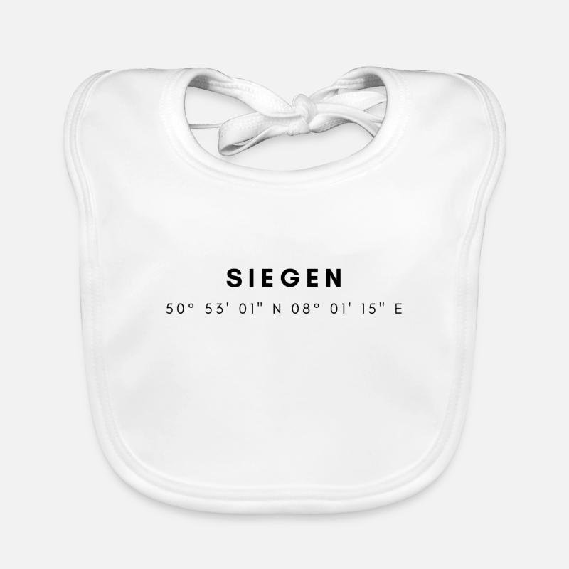 Siegen coordinates Organic Baby Bibs