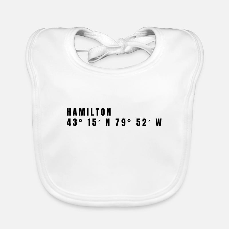 Hamilton Kanada Koordinaten Baby Bio-Lätzchen