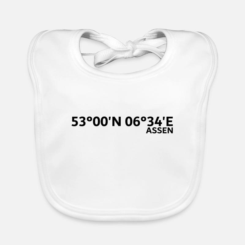 Assen coordinates Organic Baby Bibs