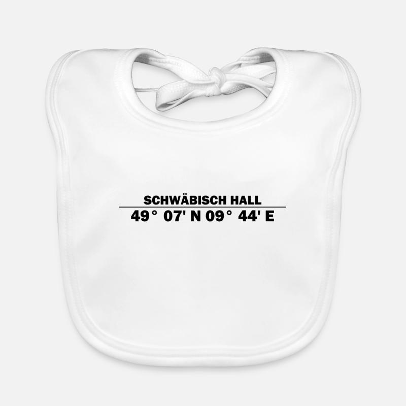 Schwäbisch Hall coordinates Organic Baby Bibs