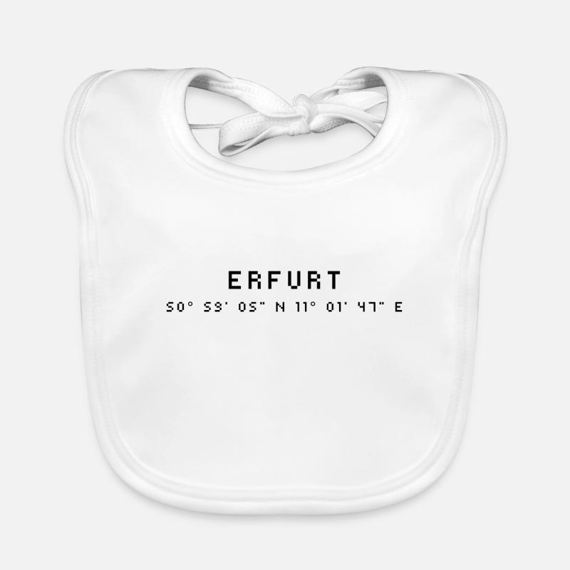 Erfurt coordinates Organic Baby Bibs