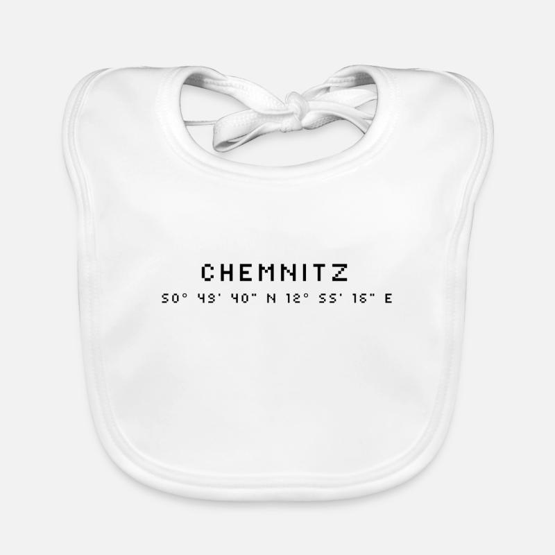 Chemnitz coordinates Organic Baby Bibs