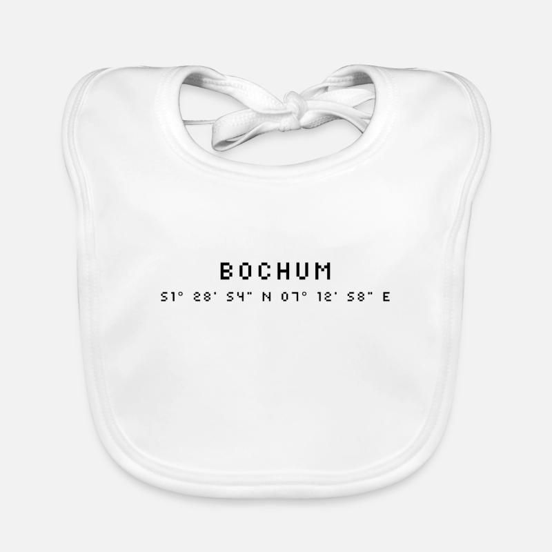 Bochum coordinates Organic Baby Bibs