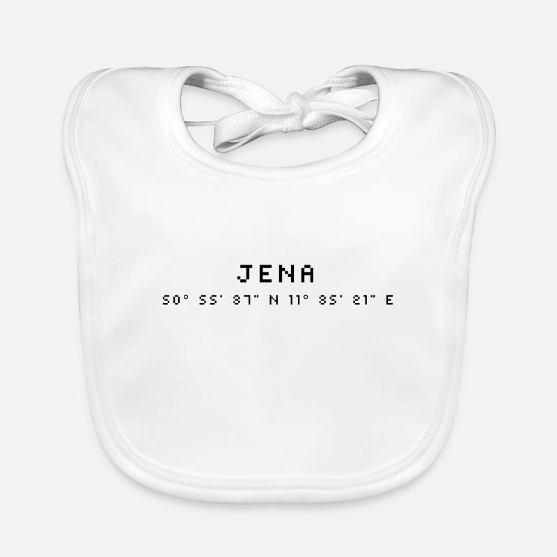 Jena coordinates Organic Baby Bibs
