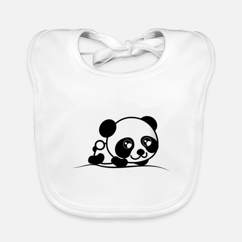 panda Organic Baby Bibs