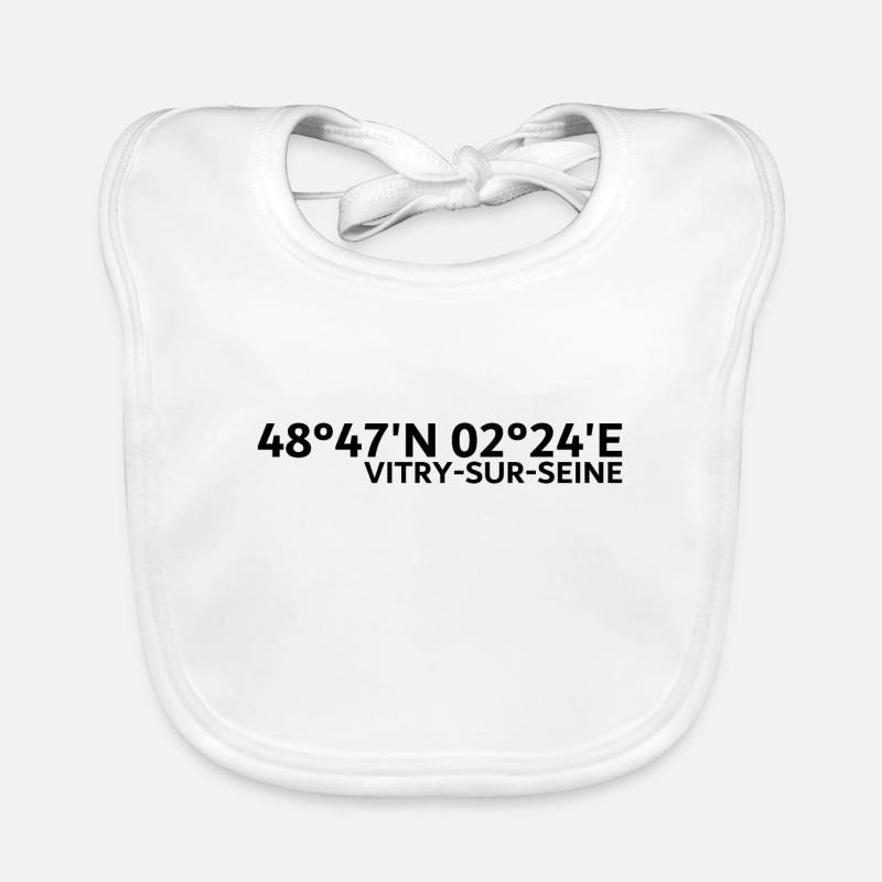 Vitry-sur-Seine coordinates Organic Baby Bibs