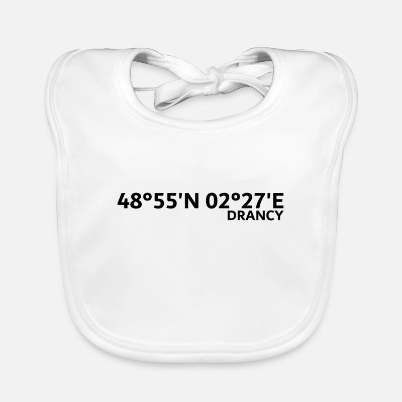 Drancy coordinates Organic Baby Bibs