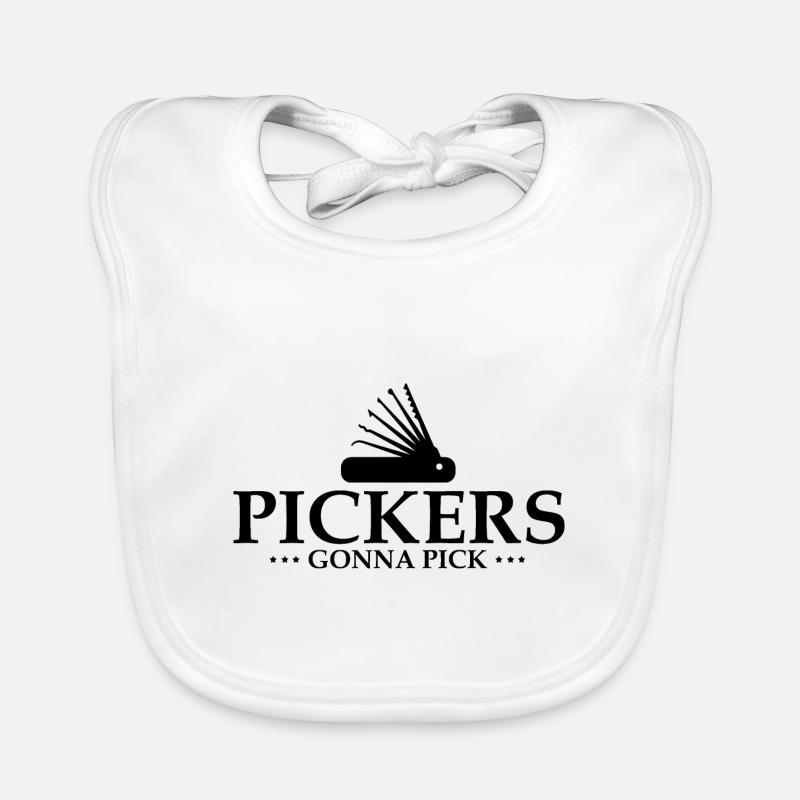 Lockpicking Lock Picking Unlock Service Designs Organic Baby Bibs