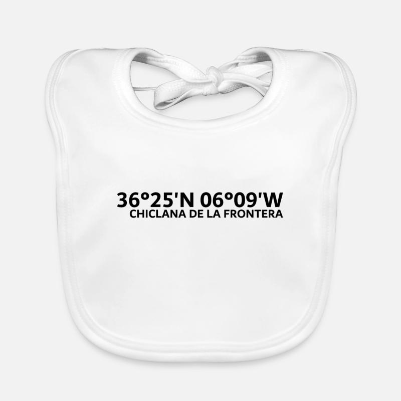 Chiclana de la Frontera coordinates Organic Baby Bibs