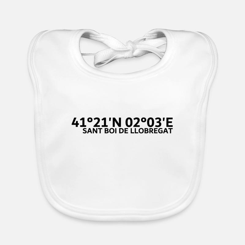 Sant Boi de Llobregat Coordinates Organic Baby Bibs