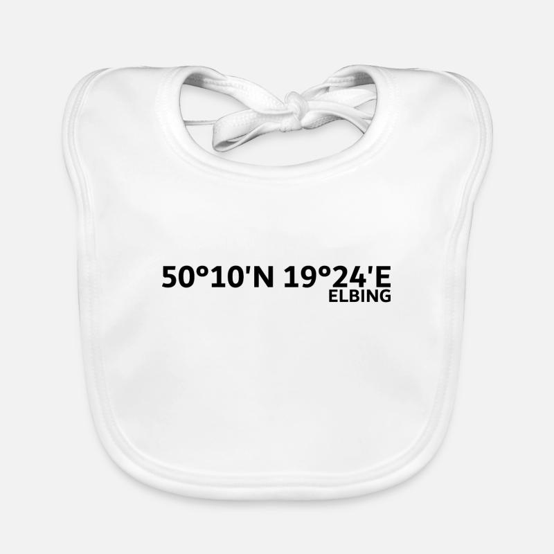 Elbing Coordinates Organic Baby Bibs