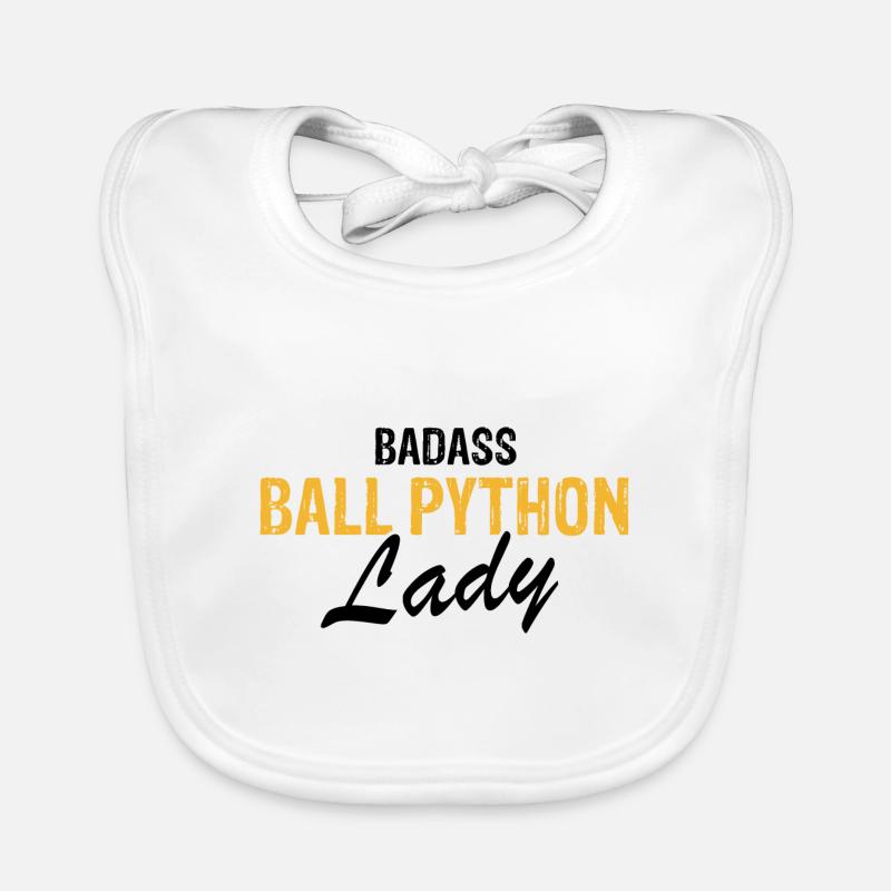 King python design pour les amateurs de serpents Bavoir bio Bébé