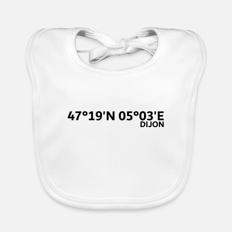 Dijon Coordinates Organic Baby Bibs