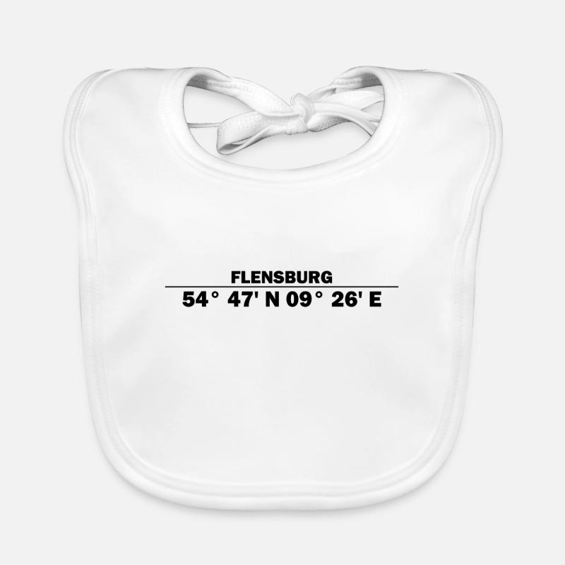 Flensburg coordinates Organic Baby Bibs