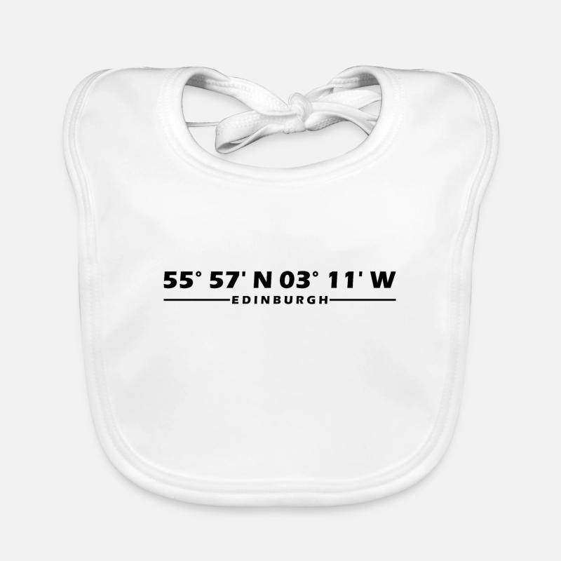 Edinburgh Coordinates Organic Baby Bibs