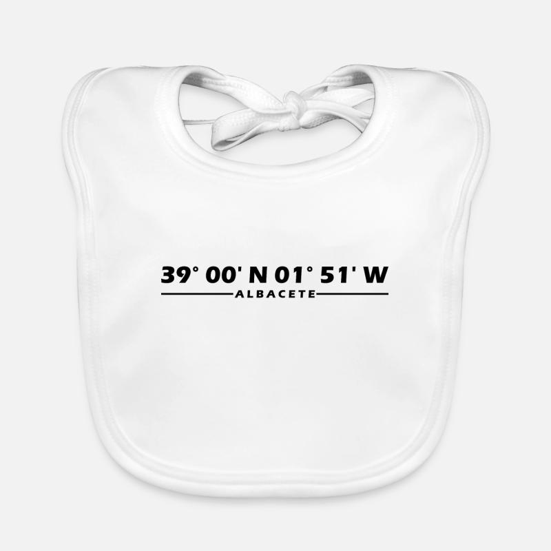 Albacete coordinates Organic Baby Bibs