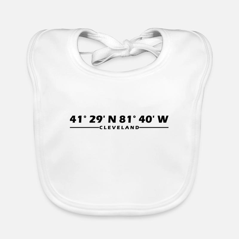 Cleveland Coordinates Organic Baby Bibs