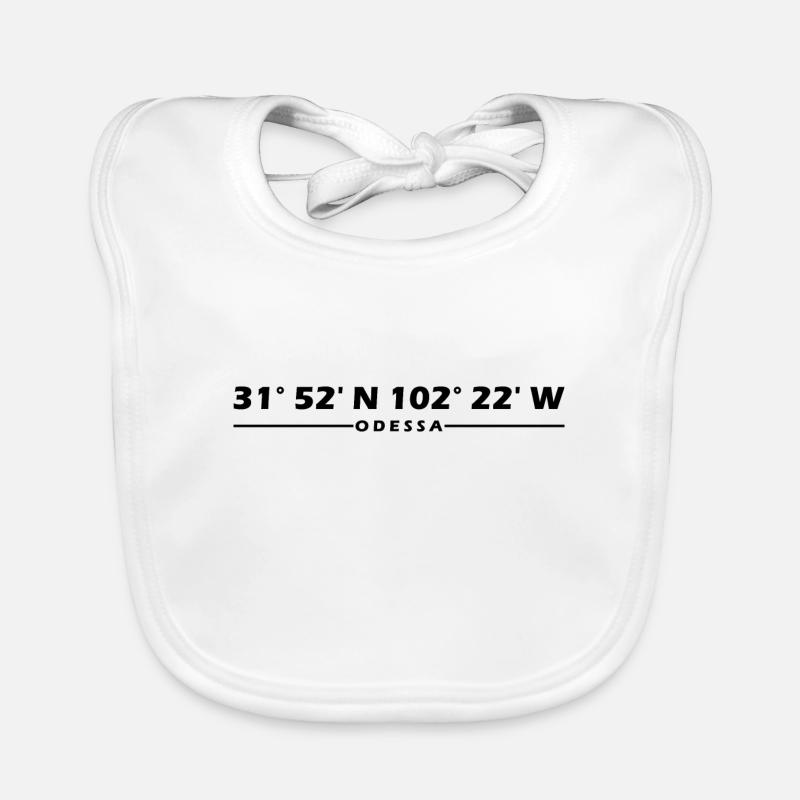 Odessa coordinates Organic Baby Bibs