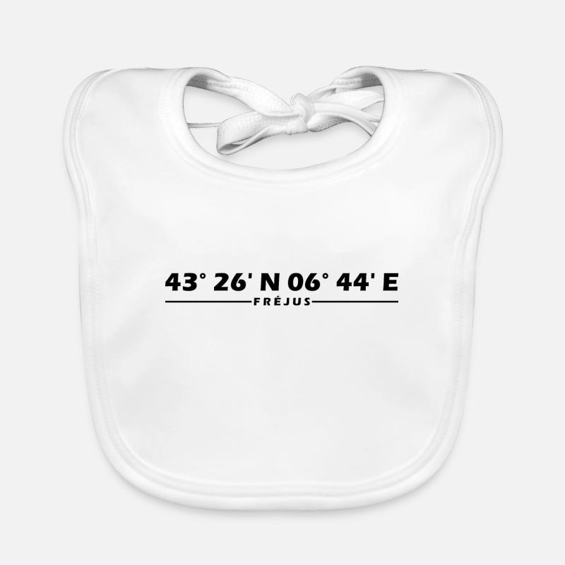 Fréjus coordinates Organic Baby Bibs