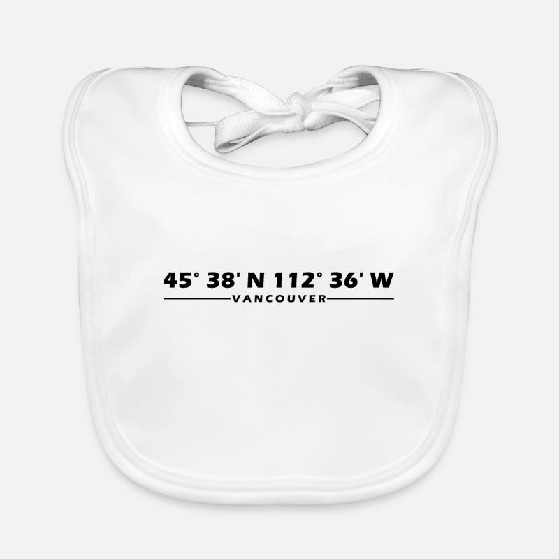 Vancouver Coordinates Organic Baby Bibs
