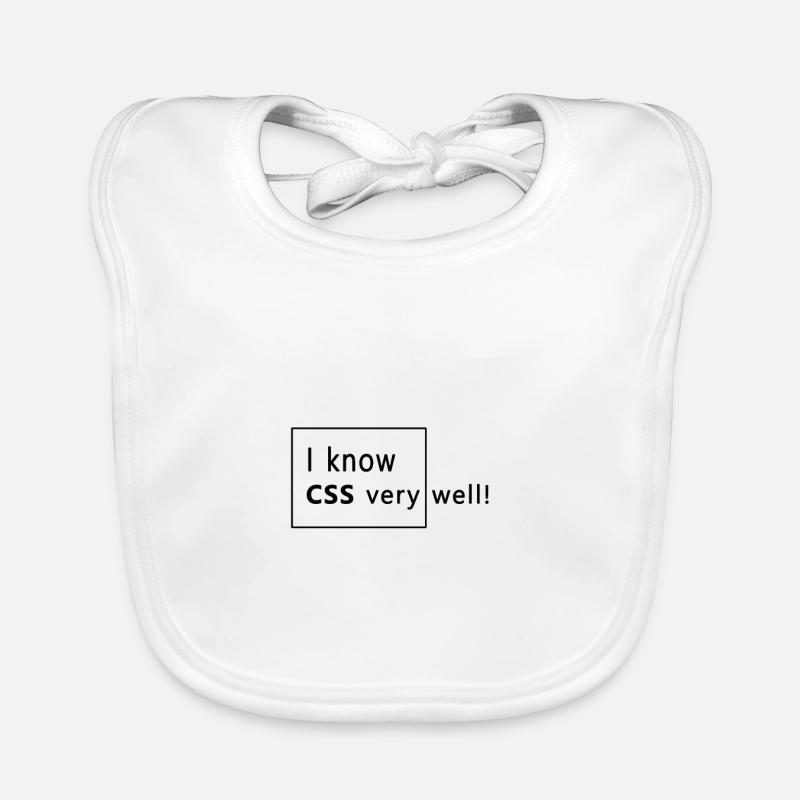 Je connais CSS. Bavoir bio Bébé