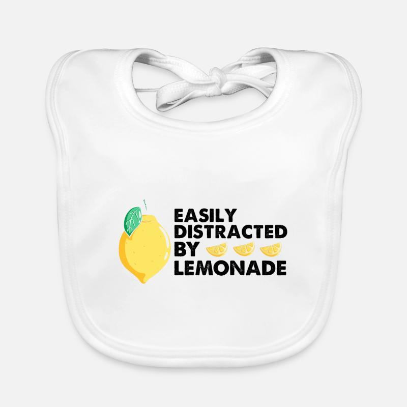 Lemonade Lemon Lemonade Lemonade Lemonade Stand Design Organic Baby Bibs