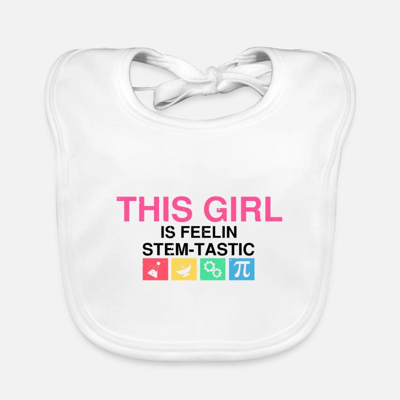 Professeur Steminist Designs for Equality Stem Bavoir bio Bébé