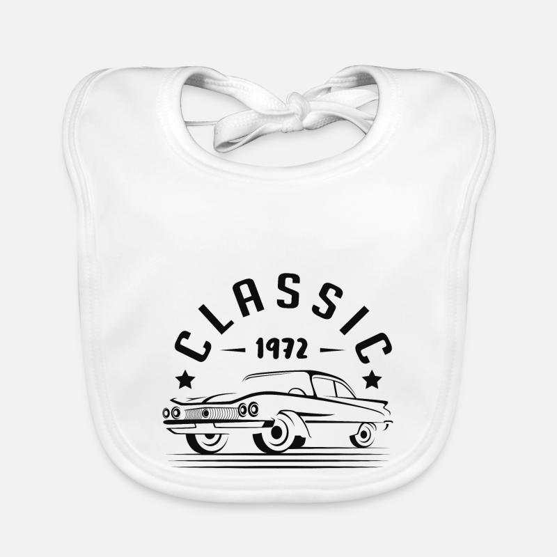 Gift idea - CLASSIC 1972. Organic Baby Bibs