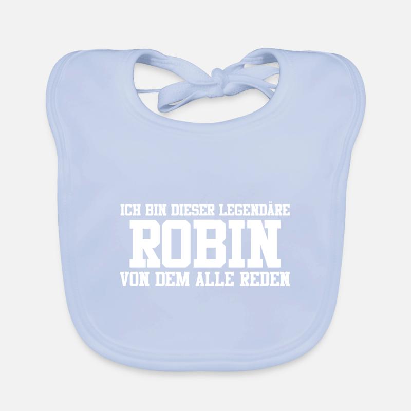 Robin Name Design Baby Bio-Lätzchen