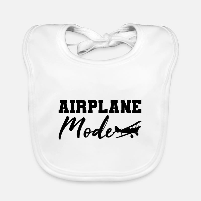 Airplane Pilot Fly Flight Mode An i Gift Organic Baby Bibs