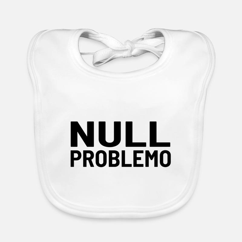Null Problemo Kein Problem Baby Bio-Lätzchen