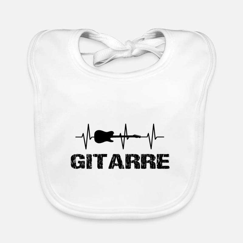 guitar Organic Baby Bibs
